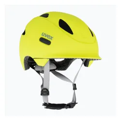 Kask rowerowy dziecięcy UVEX Oyo Jr neon yellow/moss green matt