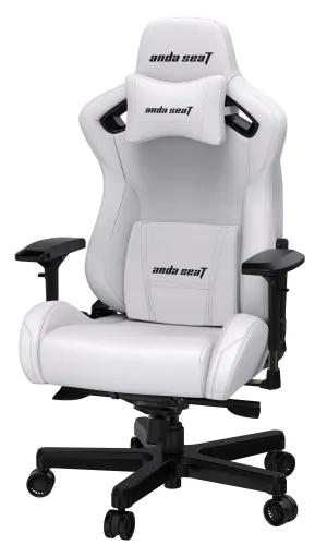 Fotel Anda Seat Kaiser 2 XL Gamingowy do 200kg Skóra ECO Biały