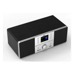 Wieża JVC RD-E874B 15W WI-Fi Bluetooth Radio FM, DAB Internetowe Czarno-srebrny