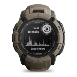 Смарт-часы Garmin Instinct 2x Solar Tactical Edition (светло-коричневый / светло-коричневый ремешок)