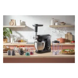 Robot planetarny Tefal Bake Partner QB525838 1100W Maszynka do mielenia Szatkownica Blender kielichowy