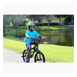 Kask rowerowy dziecięcy Hornit Llama turquoise/white