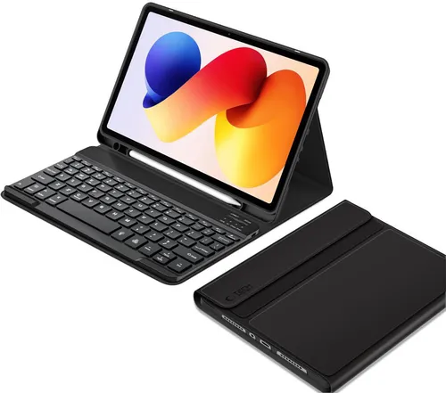 Etui na Xiaomi Poco Pad M1/Redmi Pad 2 Pro 12.2 TECH-PROTECT SC Pen Czarny + Klawiatura
