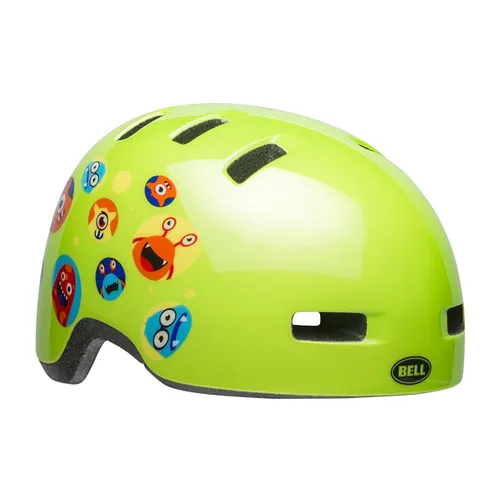 Kask rowerowy dziecięcy Bell Lil Ripper Jr monsters gloss green