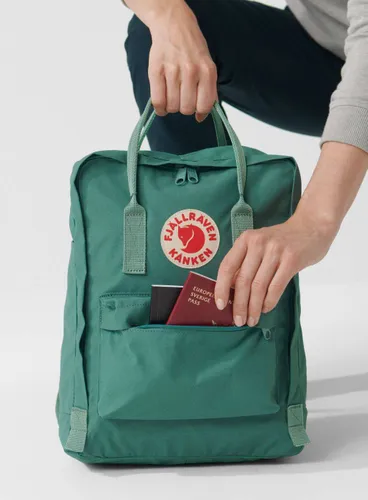 Fjallraven Kanken-frost yeşil sırt çantası / konfeti deseni