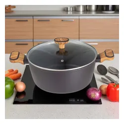 Garnek Multiclad 28Cm Z Pokrywą Bergner Bg-56038 Charcoal