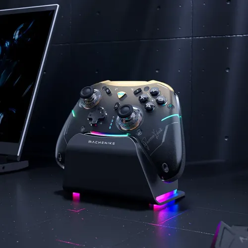 Pad Machenike G5 Pro V2 Ze Stacją Ładującą Bezprzewodowy Brązowy