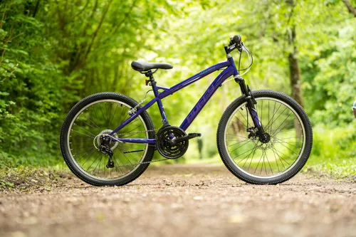 Rower dziecięcy HUFFY Extent 24 cali dla chłopca Fioletowy