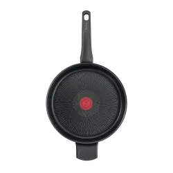 TEFAL Ultimate 26 cm czarna - patelnia tytanowa nieprzywierająca z pokrywką