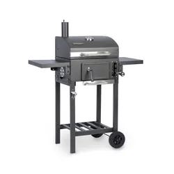 Grill węglowy Berdsen BD-892 ogrodowy komin żeliwny ruszt termometr + pokrowiec