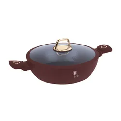 Płaski Garnek Tytanowy Z Pokrywą 30Cm Berlinger Haus Bh-8039 Leonardo