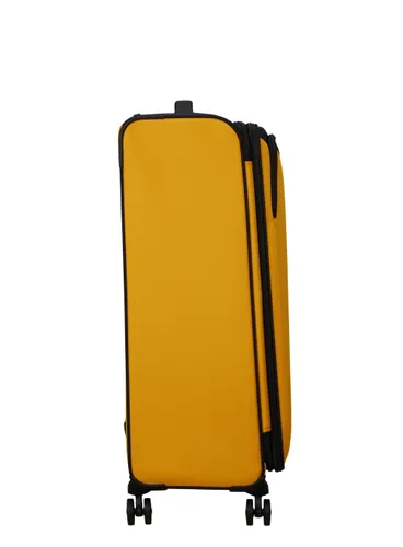 Большой расширенный чемодан American Tourister Daring DASH EXP-black / yellow