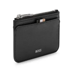 Mały Portfel Męski Boss Zair Card Hold Zip 50499278 Black 001