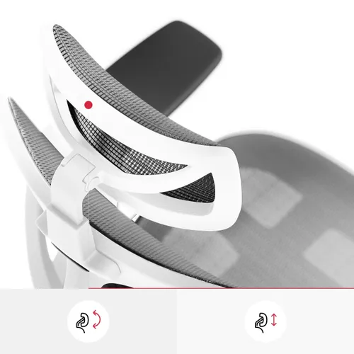 Fotel DIABLO CHAIRS V-Basic Biało-szary