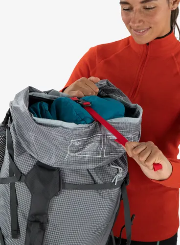 Plecak trekkingowy damski Osprey Ariel Pro 75 - silver lining