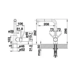 Bateria Blanco Mila-S HD 519810 Chrom