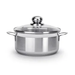 Garnek ze stali nierdzewnej z pokrywką SSW CITY 2,9 l
