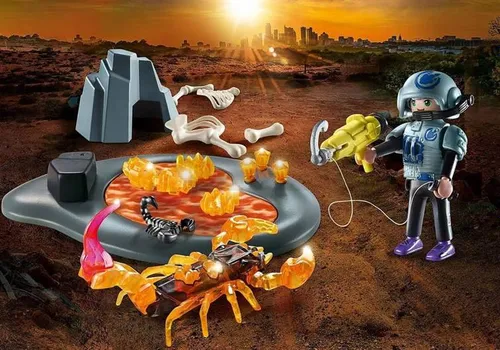 PLAYMOBIL Dino Rise 70909 Walka z ognistym skorpionem