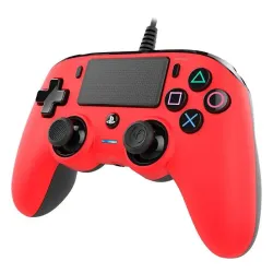 Pad Nacon Compact Controller do PS4 Przewodowy Czerwony