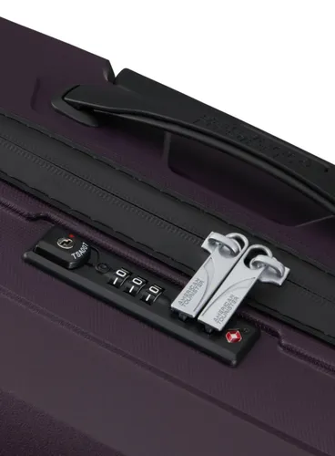 Средний жесткий чемодан American Tourister Airconic - dark plum