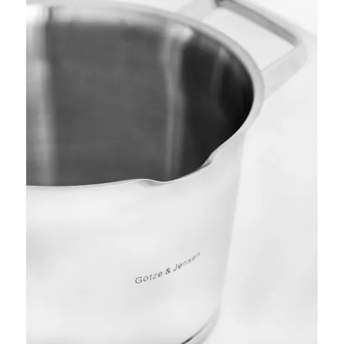 Zestaw garnków GÖTZE & JENSEN Denver CS700 Inox (10 elementów)