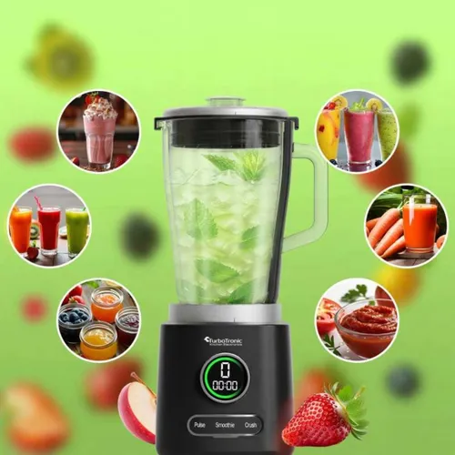 Blender kielichowy TURBOTRONIC TT-BG07 Czarny