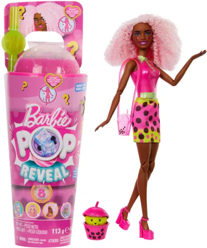 Lalka Barbie Pop Reveal Bubble Tea Jagoda HTJ20