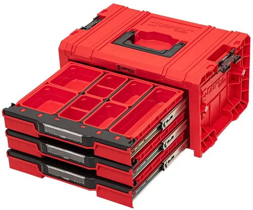 Skrzynia na narzędzia QBRICK Drawer 3 Toolbox Expert Pro Red Ultra HD