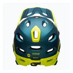 Kask rowerowy Bell FF Super DH MIPS Spherical matte gloss blue/hiviz