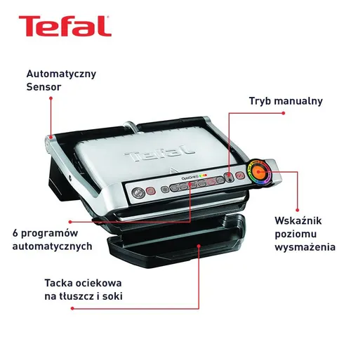 Электрический гриль Tefal Gc712d OptiGrill