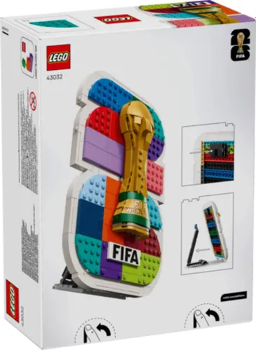 LEGO 43032 Editions Football Oficjalne logo FIFA World Cup 2026