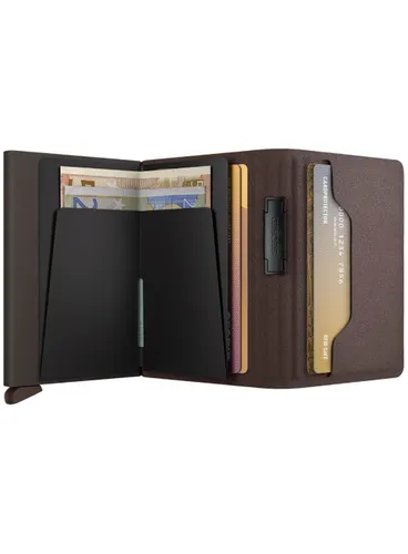 Portfel kieszonkowy RFID Secrid Bandwallet Liba - brown / brown
