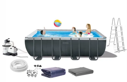 Basen ogrodowy stelażowy ULTRA XTR 549x274 x132 cm z pompą filtrującą INTEX 26356 NP