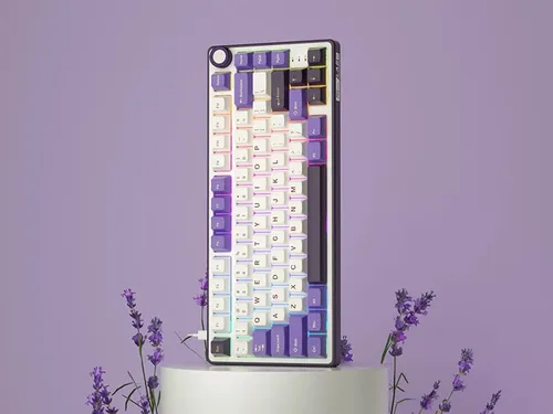 Klawiatura ROYAL KLUDGE R75 Blackberry Mousse K Silver Switch