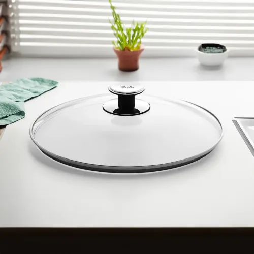 FISSLER 28 cm - pokrywka szklana