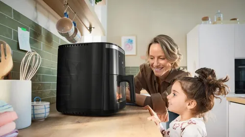 Air Fryer Frytkownica beztłuszczowa BOSCH Serie 6 MAF671B1 7.2l z 7 automatycznymi programami i okienkiem do podgląd potrawy