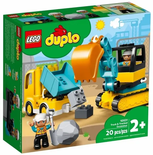 LEGO DUPLO 10931 грузовик и гусеничный экскаватор