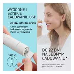 Szczoteczka soniczna PANASONIC 600EW-DA37-W803 Biały
