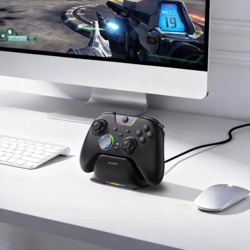 Pad EasySMX X05Pro do Nintendo Switch, PC Bezprzewodowy Czarny + Stacja dokująca
