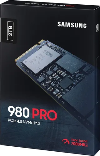 Samsung 980 PRO SSD 2 TB M. 2 2280 PCI-E x4 Gen4 NVMe SSD (MZ-V8P2T0BW)