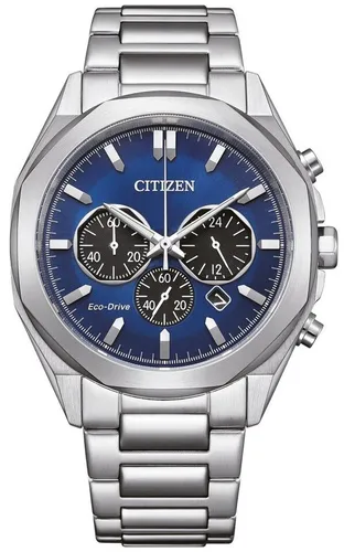 Zegarek CITIZEN Modern Chromo CA4590-81L Srebrno-granatowy