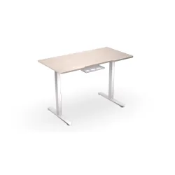 Biurko Endorfy Atlas S Electric Light Wood 114cm Regulacja wysokości Jasne drewno