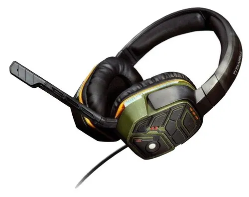 Słuchawki przewodowe z mikrofonem PDP Titanfall 2 LVL 5 Wired Headset Nauszne Czarno-zielony