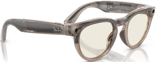 Okulary RAY BAN Meta Headliner Ciepły Kamienny Połysk