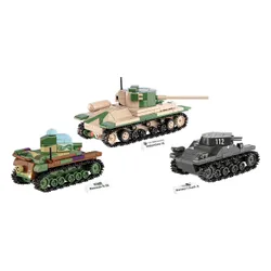 Cobi Klocki Klocki Renault R35 - Valentine IX - Panzer I