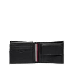 Большой мужской кошелек Tommy Hilfiger Th Central Cc Flap And Coin Am0am11856 Black BDS