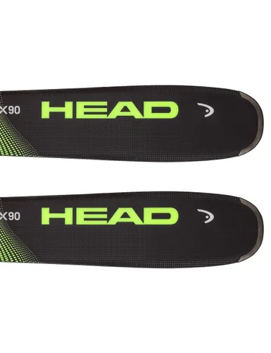 Narty męskie allmountain HEAD KORE X 90 LYT + wiązanie HEAD PROTECTOR PR11 z GRIP WALK - Długość (cm) - 156