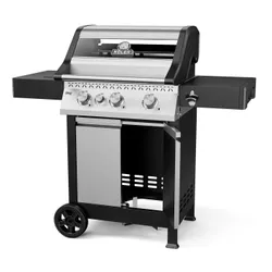 Grill gazowy KOLER Krone Compact Srebrny 15.5 kW 60 x 46 cm