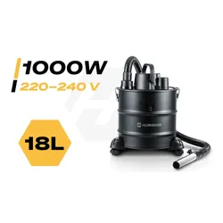 Odkurzacz przemysłowy Humberg HM-405 do popiołu kominka pieca grilla 18L 1000W