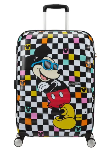 Walizka średnia American Tourister Wavebreaker Disney - Mickey Check